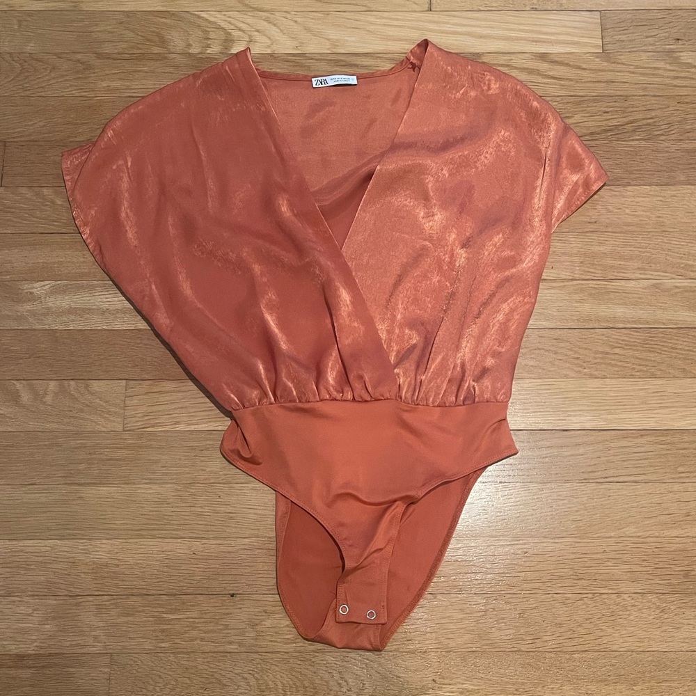 Zara cap sleeve bodysuit